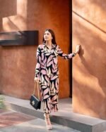 Women's Cotton Blend Printed Ethnic Co-ord Set - Image 2