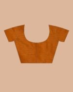 Women Floral Woven Banarasi Saree with Contrast Border - Image 5